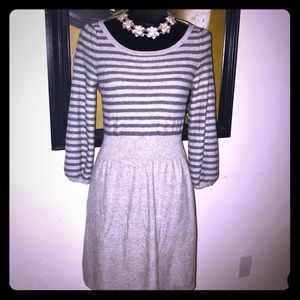 Juicy Couture Gray Mini Sweater Dress Size Medium